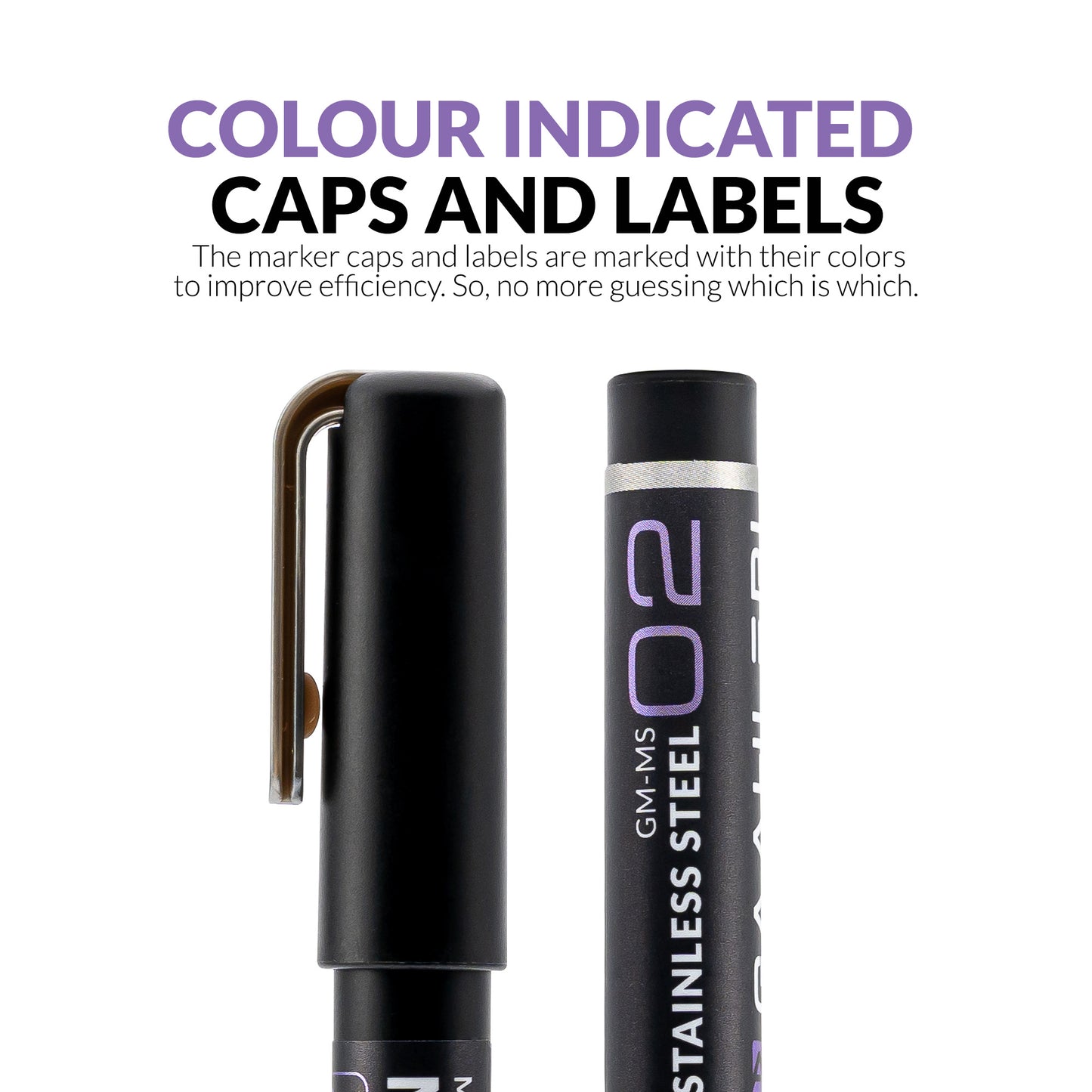 Gaahleri Metallic Marker 02 - Stainless Steel