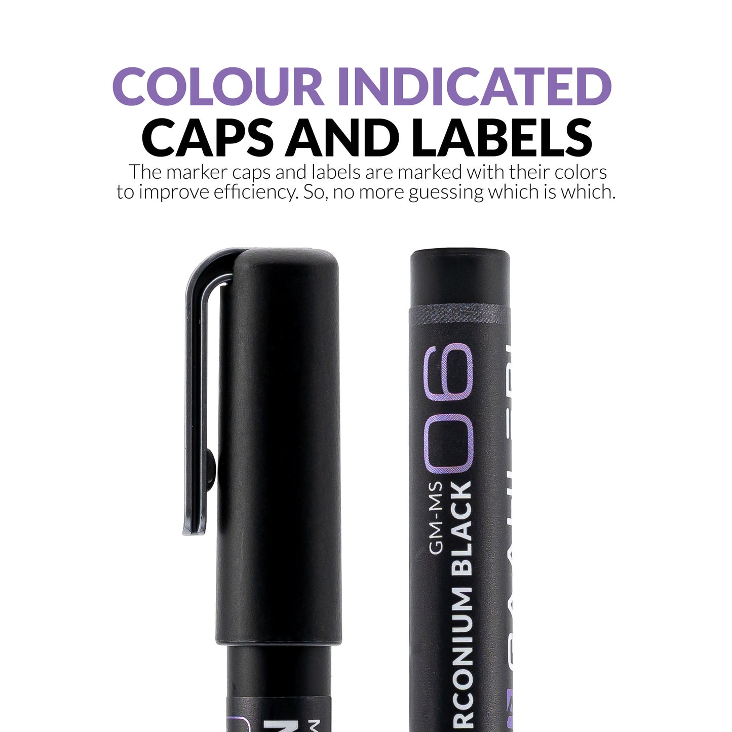 Gaahleri Metallic Marker 06 - Zirconium Black