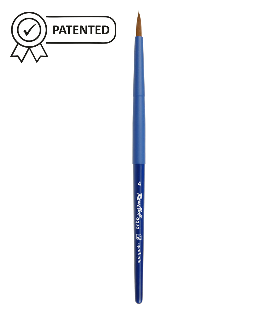 Roubloff synthetic Aqua Blue size 4