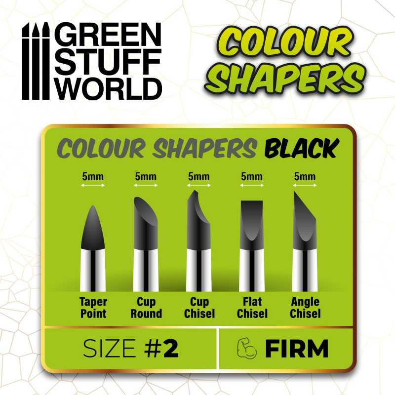 Color Shapers - Size 2 - Black Firm