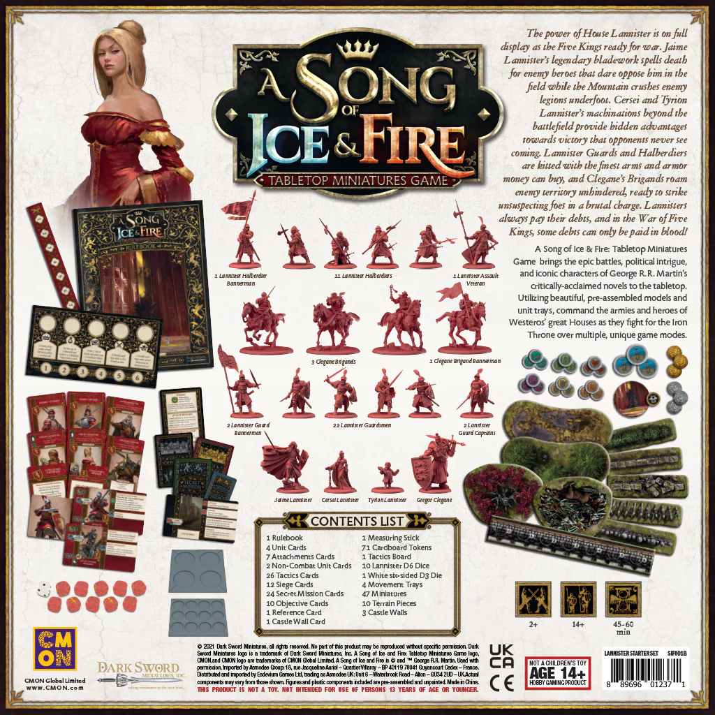 A Song of Ice & Fire - Lannister Starter Set