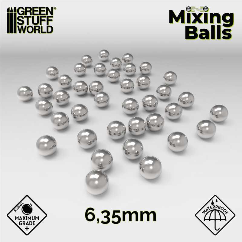 Paint mixing balls