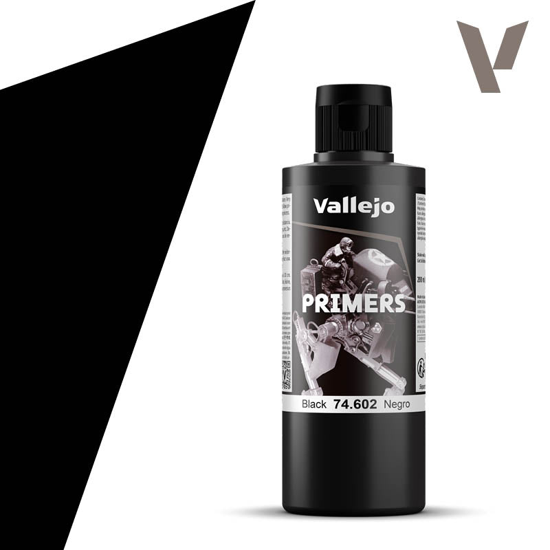 Vallejo - 74.602 - Surface Primer - Black (200ml)