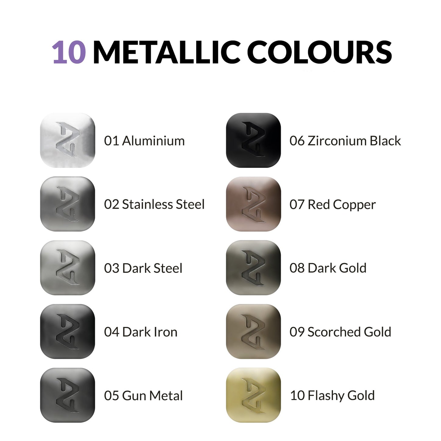 Gaahleri Metallic Marker 04 - Dark Iron