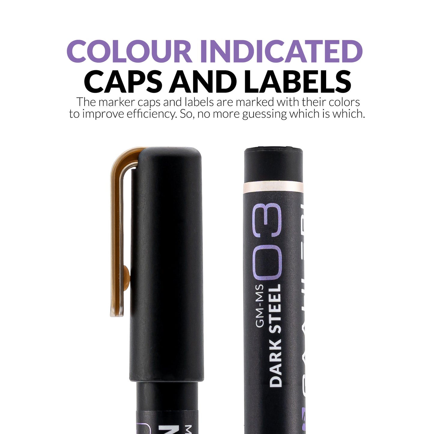 Gaahleri Metallic Marker 03 - Dark Steel