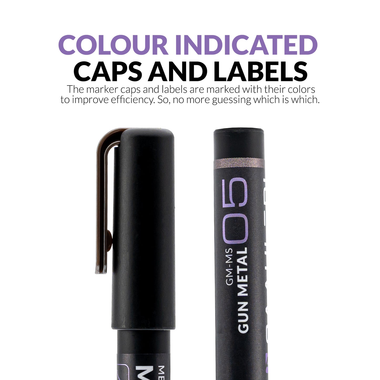 Gaahleri Metallic Marker 05 - Gun Metal