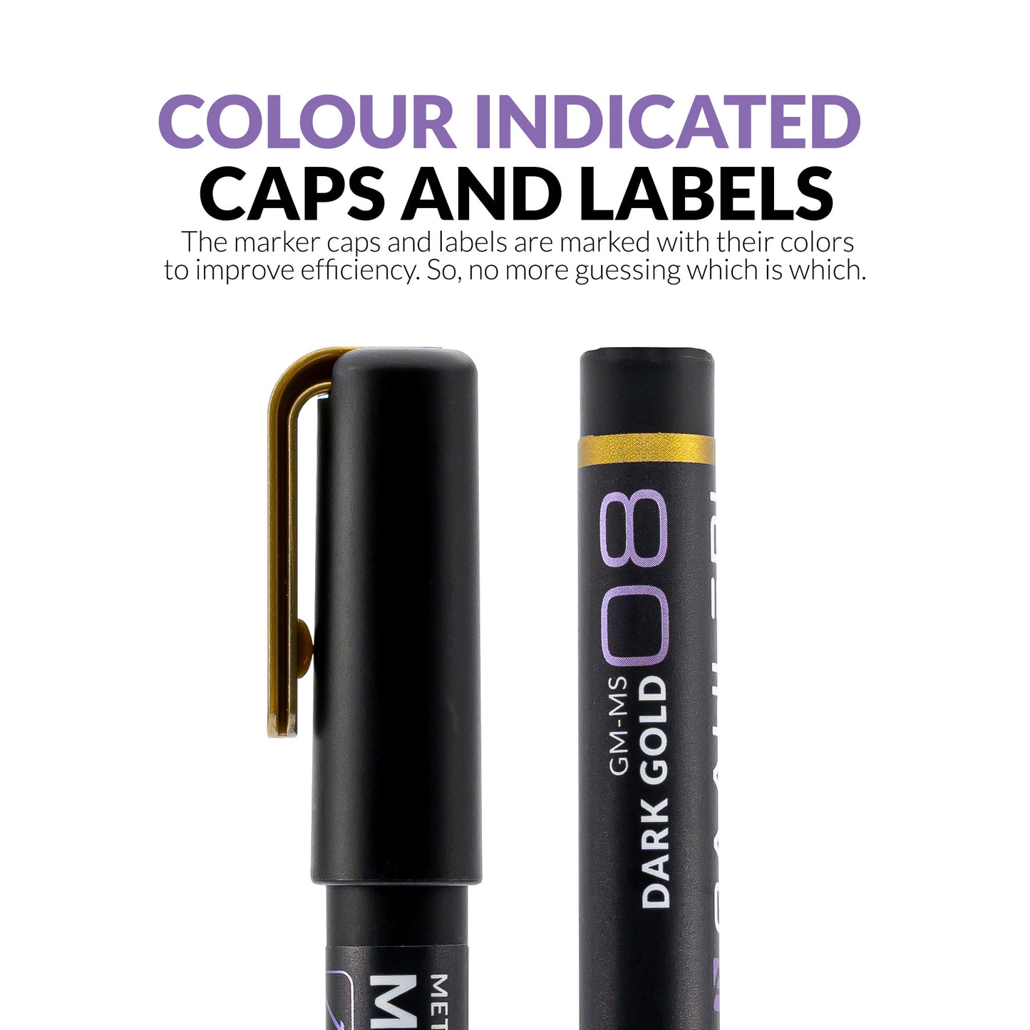 Gaahleri Metallic Marker 08 - Dark Gold