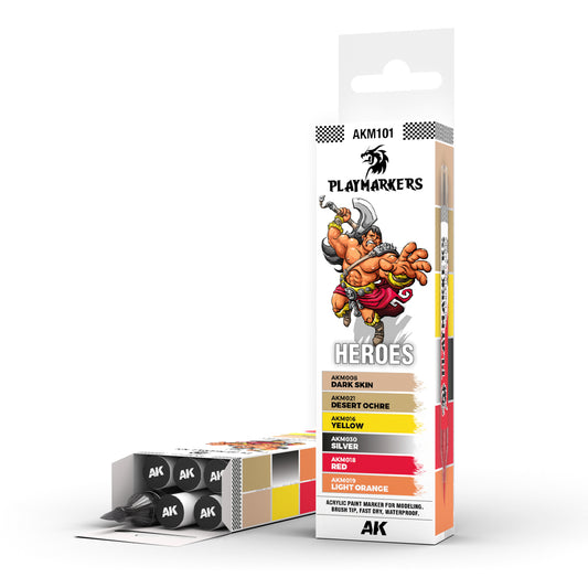 AK Interactive Playmarkers - AKM101 - Heroes