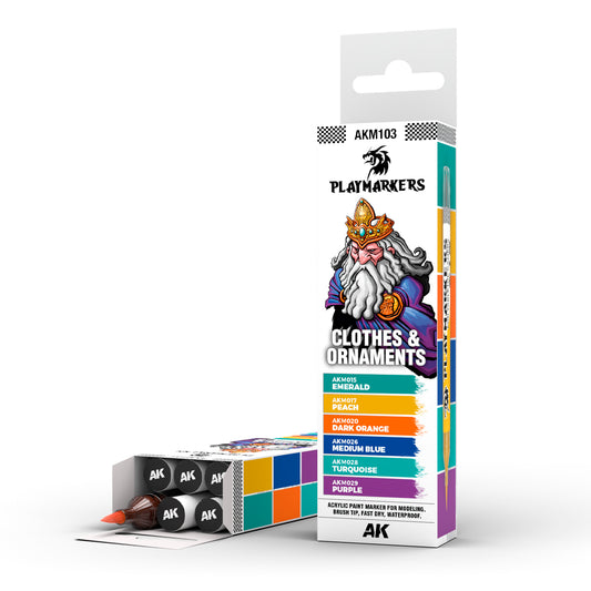 AK Interactive Playmarkers - AKM103 - Clothes & Ornaments
