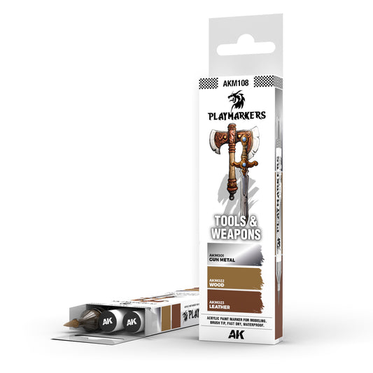 AK Interactive Playmarkers - AKM108 - Tools & Weapons