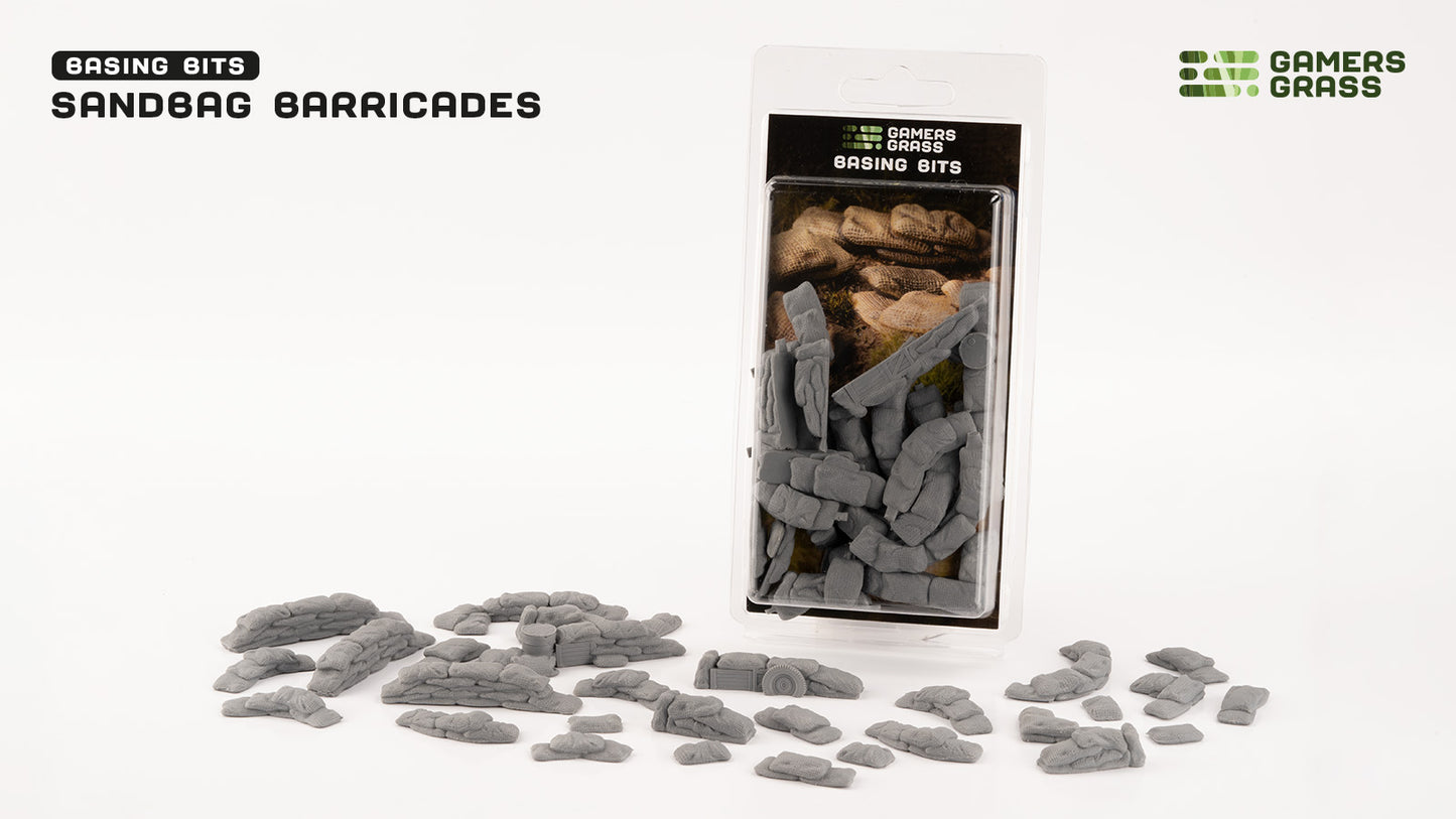 GamersGrass Basing Bits Sandbag Barricades