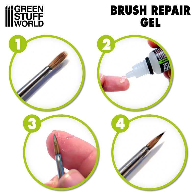 Brush repair gel