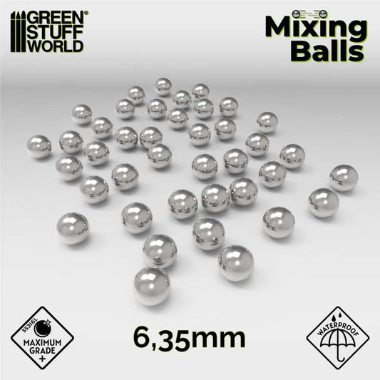 Paint mixing balls