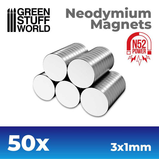 N52 neodymium magnets 3x1mm